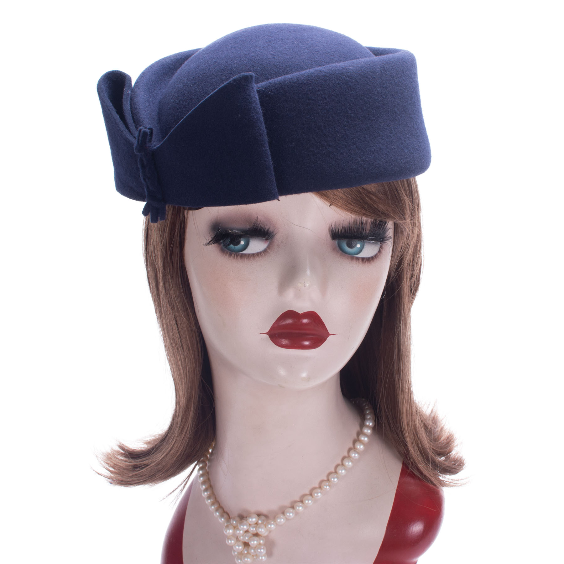 Fedora Hat Wool - Lawliet Teardrop Fascinator Donna Look vintage
