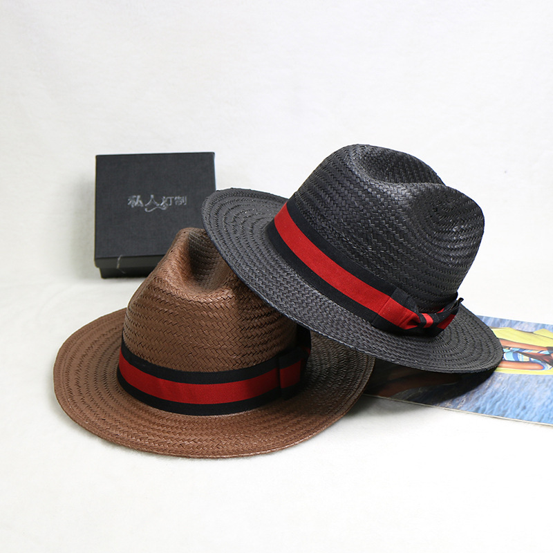 Cowboy Hat Straw - Cappello di paglia intrecciato a mano