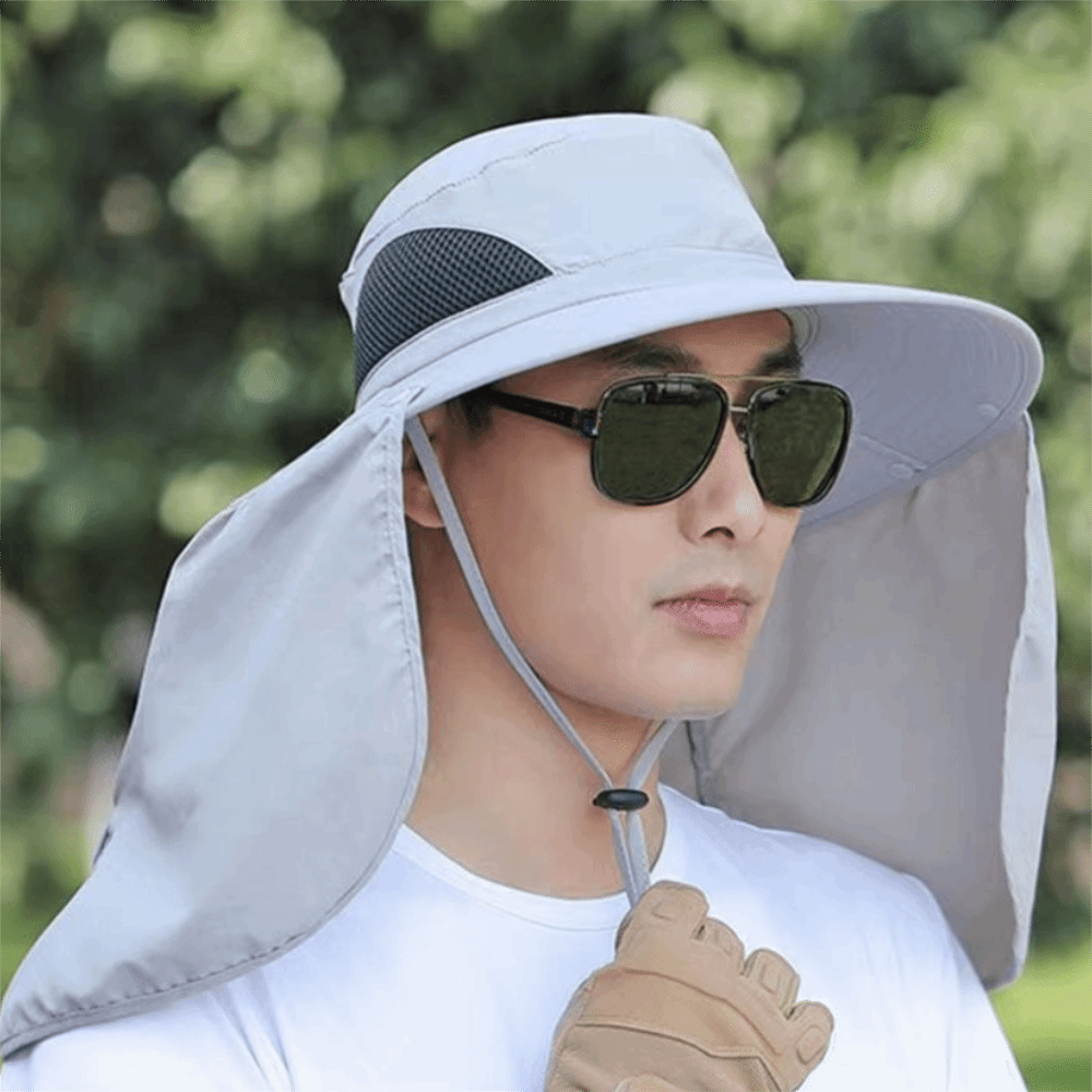 Visor Sun Hat - Cappello da Sole Casual in Tessuto
