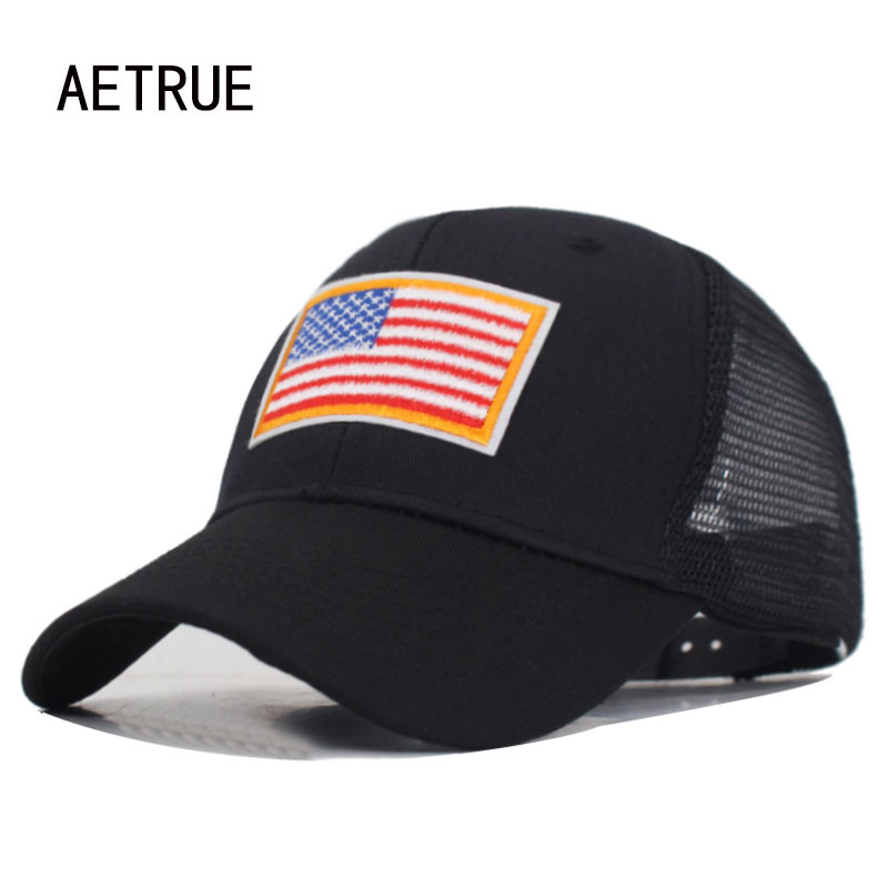 Golf Cap Dad - AETRUE di Alta Qualità USA Bandiera