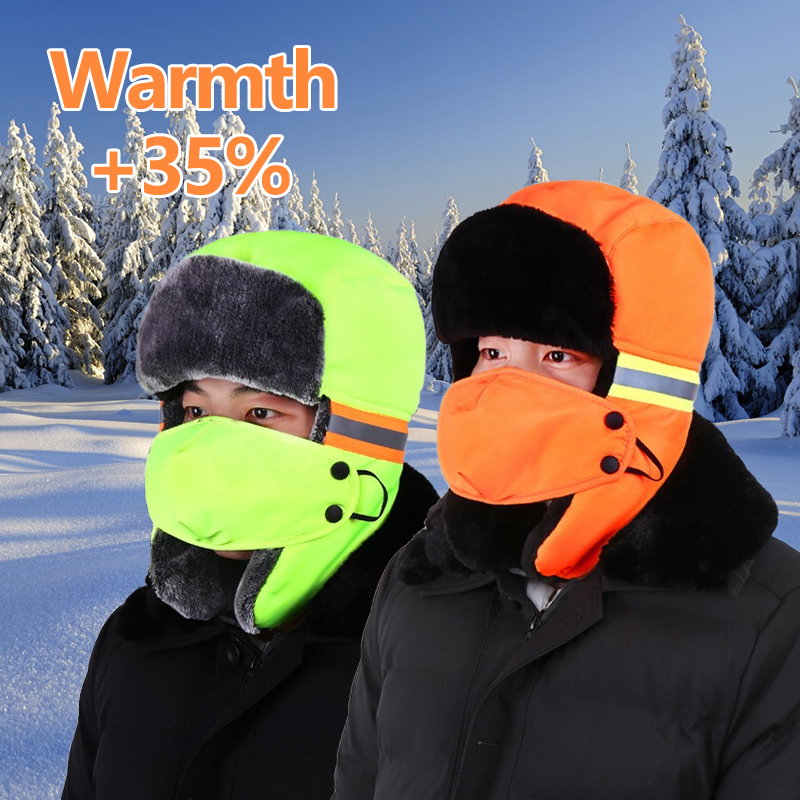 Trapper Hat Ear Flap - Cappello da cacciatore invernale con paraorecchie