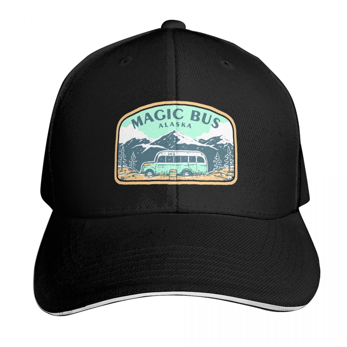 Golf Cap Dad - Magic Bus Alaska Cappellino da baseball,