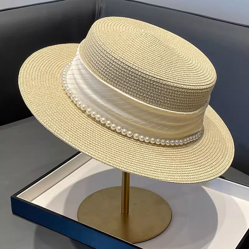 Sun Hat Wide Brim - 2025 Cappello nuovo stile Retro Flat