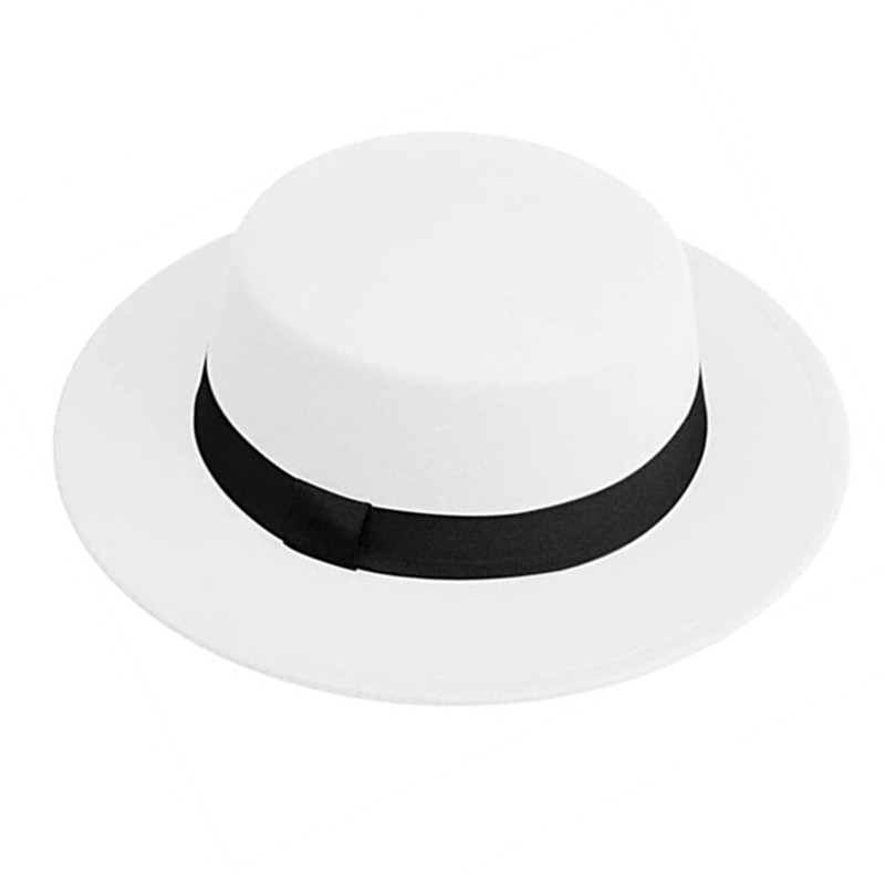 Fedora Hat Wool - Cappello Fedora Bianco da Uomo e