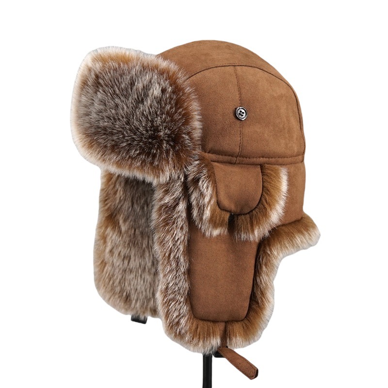 Trapper Hat Ear Flap - Cappello Invernale da Uomo in Finta