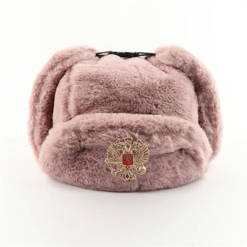 Trapper Hat Ear Flap - Distintivo sovietico Colbacco Uomini e donne