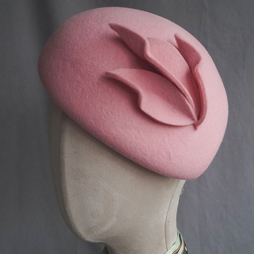 Beret French Wool - Cappelli Fascinator stile francese Teardrop Womens