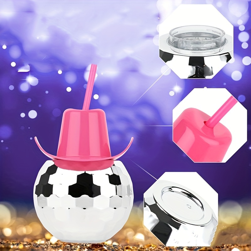 Bicchiere Disco Ball a Forma d - Cowboy Hat Straw recensione e prezzo