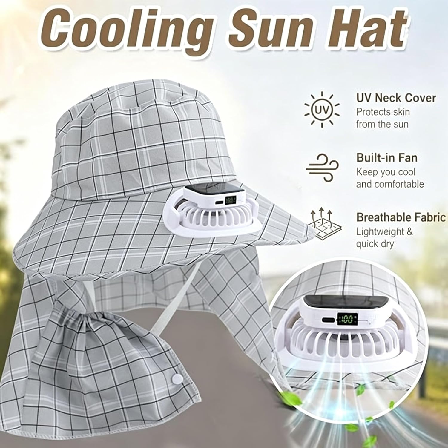 Cappello con Ventilatore Solar - Visor Sun Hat recensione e prezzo