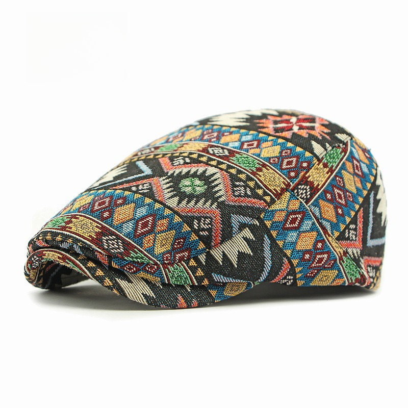 Cappello Piatto Etnico con Mot - Newsboy Cap Ivy recensione e prezzo