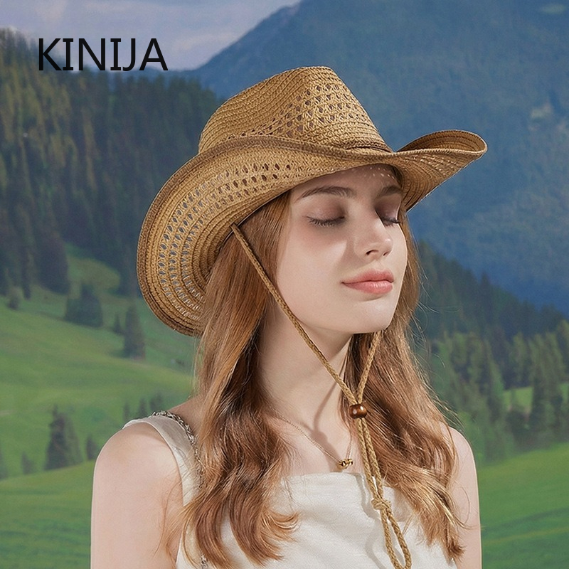 Cappello di paglia in denim in - Cowboy Hat Straw recensione e prezzo