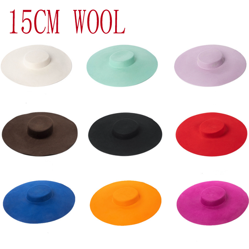 15 cm LANA di grano a tesa lar - Fedora Hat Wool recensione e prezzo