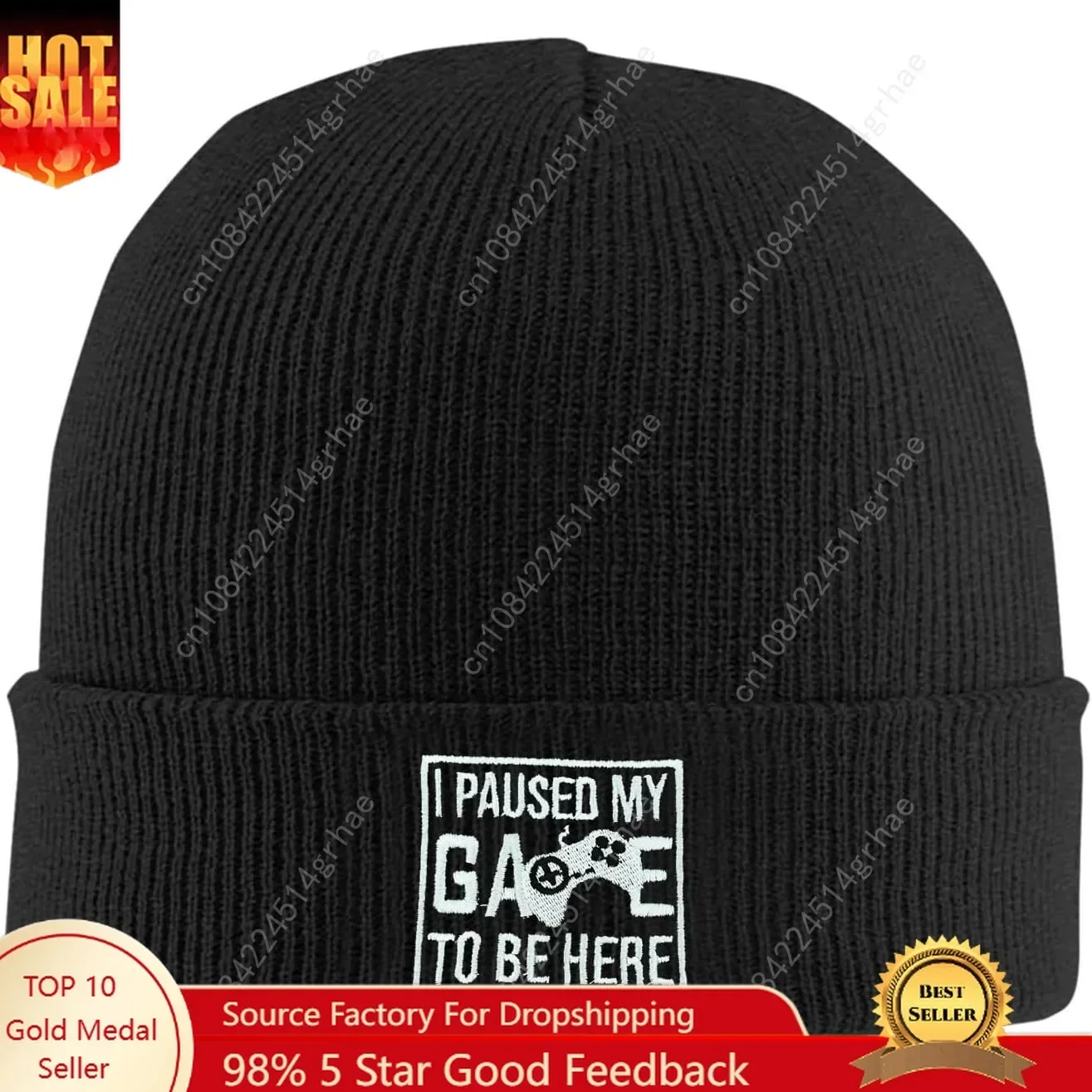Berretto con Ricamo a Forma di - Beanie Cuffed Knit recensione e prezzo