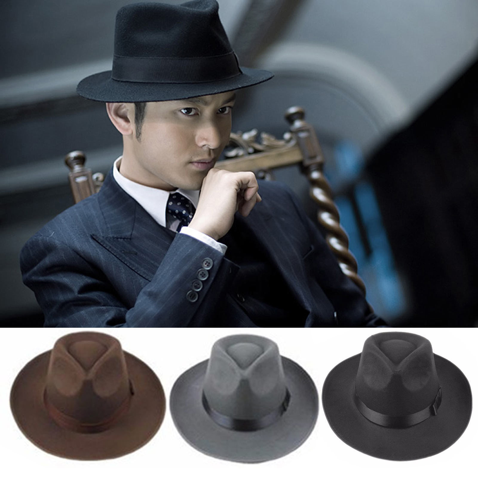 Cappelli da cowboy occidentali - Fedora Hat Wool recensione e prezzo
