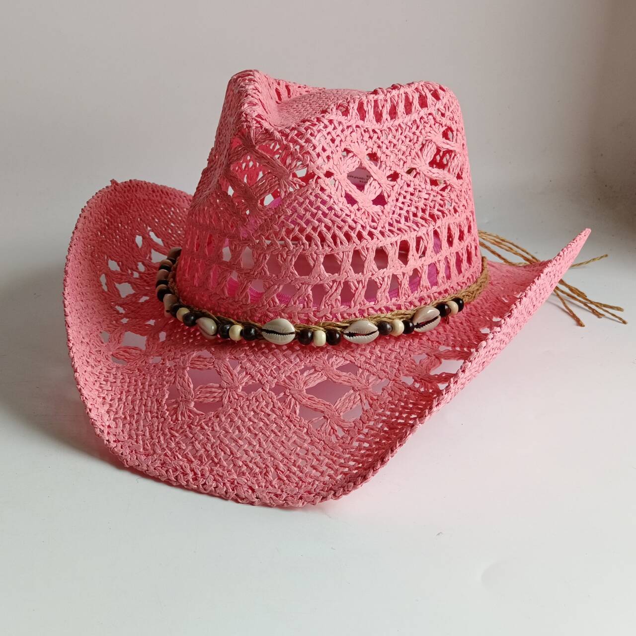 Cappello da cowboy rosa in pag - Cowboy Hat Straw recensione e prezzo